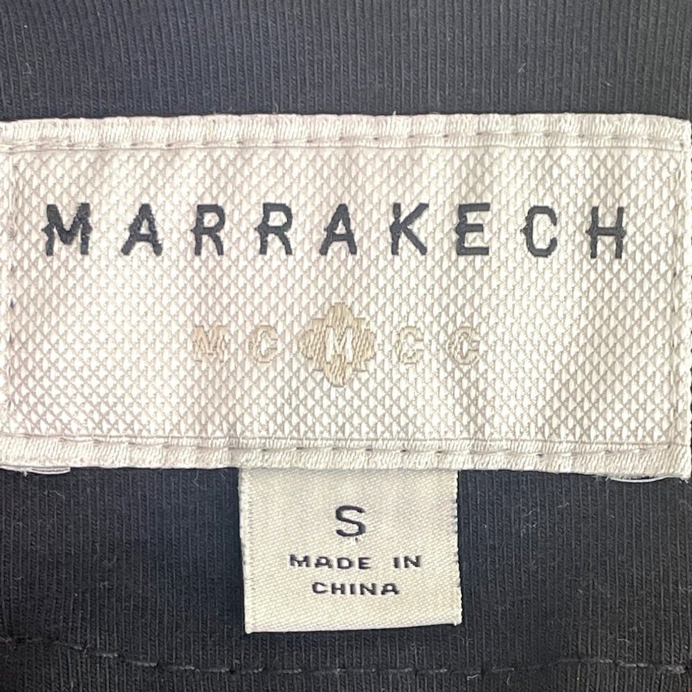 MARRAKECH Anthropologie Mollie Ryder Full Zip Moto Style Jacket Black Size S EUC - Picture 5 of 6